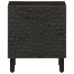 Mesitas de noche 2 uds madera maciza de mango negro 40x33x46 cm