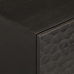 Mesitas de noche 2 uds madera maciza de mango negro 40x33x46 cm