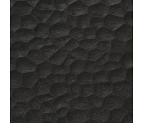 Mesitas de noche 2 uds madera maciza de mango negro 40x33x46 cm