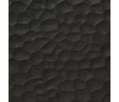 Mesitas de noche 2 uds madera maciza de mango negro 40x33x46 cm