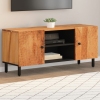 Mueble de TV madera maciza de acacia 105x33x46 cm