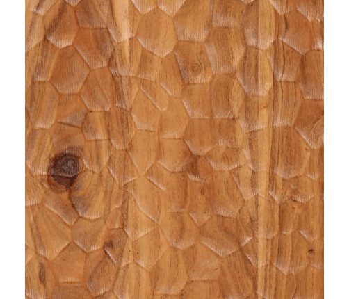 Armario auxiliar madera maciza de acacia 60x33x75 cm