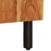 Mesita de noche madera maciza de acacia 50x33x60 cm