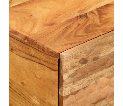 Mesa de centro madera maciza de acacia 100x54x40 cm