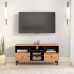 Mueble de TV madera maciza de acacia 100x33x46 cm