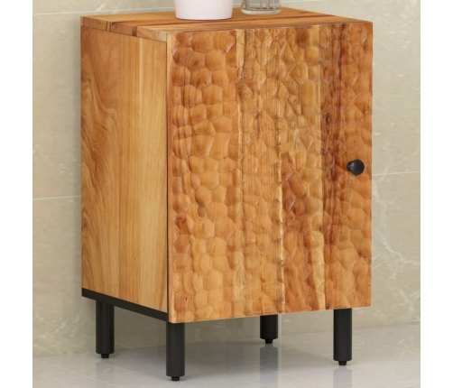 Mueble de baño madera maciza de acacia 38x33x58 cm