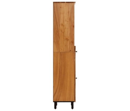 Mueble de baño madera maciza de acacia 38x33x160 cm