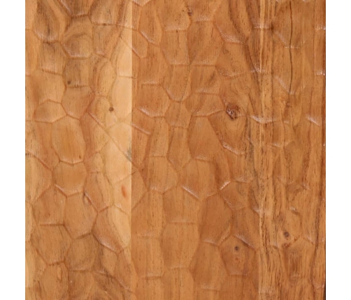 Armario auxiliar madera maciza de acacia 60x33x75 cm