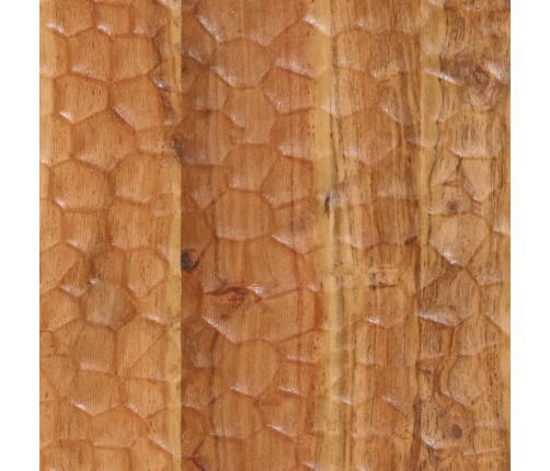 Armario auxiliar madera maciza de acacia 60x33x75 cm