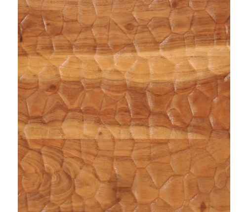 Armario auxiliar madera maciza de acacia 80x33x75 cm