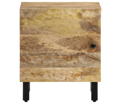 Mesitas de noche 2 uds madera maciza de mango 40x33x46 cm