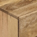 Mesita de noche de madera maciza de mango 40x33x46 cm