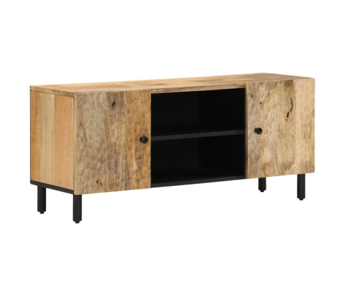 Mueble de TV madera maciza de mango 105x33x46 cm