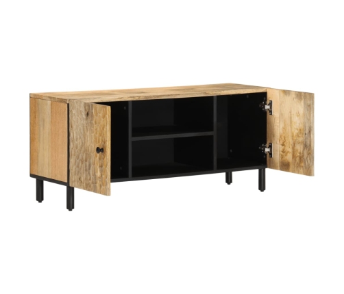 Mueble de TV madera maciza de mango 105x33x46 cm