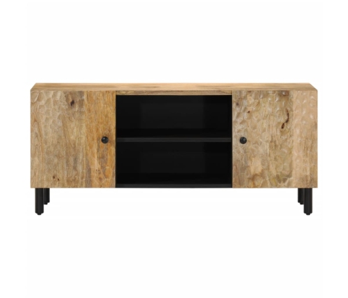 Mueble de TV madera maciza de mango 105x33x46 cm