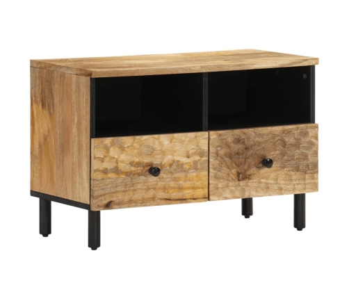 Mueble de TV madera maciza de mango 70x33x46 cm