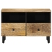 Mueble de TV madera maciza de mango 70x33x46 cm