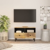 Mueble de TV madera maciza de mango 70x33x46 cm