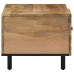 Mesa de centro de madera maciza de mango 80x50x40 cm