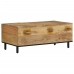 Mesa de centro de madera maciza mango 100x54x40 cm