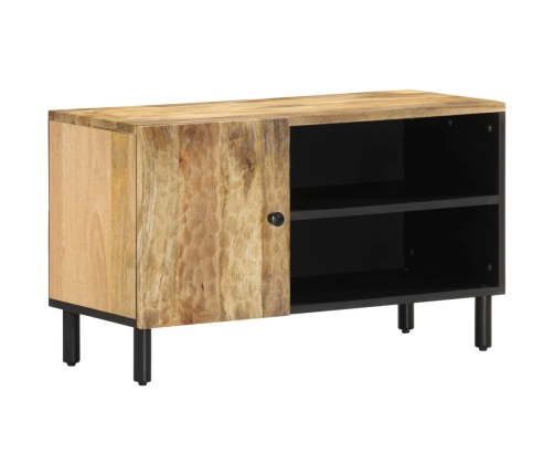 Mueble de TV madera maciza de mango 80x31x46 cm