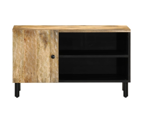 Mueble de TV madera maciza de mango 80x31x46 cm