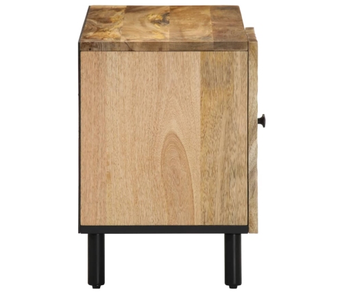 Mueble de TV madera maciza de mango 80x31x46 cm