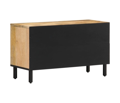 Mueble de TV madera maciza de mango 80x31x46 cm