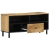 Mueble de TV madera maciza de mango 100x33x46 cm