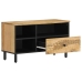 Mueble de TV madera maciza de mango 80x33x46 cm