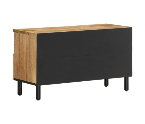 Mueble de TV madera maciza de mango 80x33x46 cm