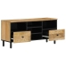 Mueble de TV madera maciza de mango 100x33x46 cm