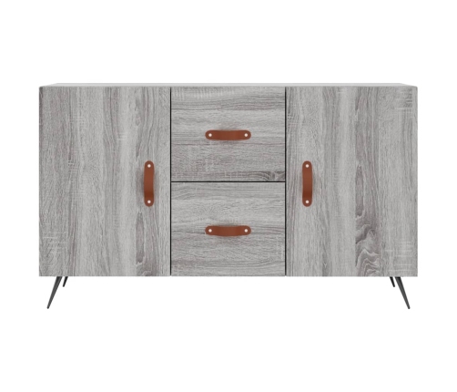 Aparador de madera de ingeniería gris Sonoma 100x36x60 cm