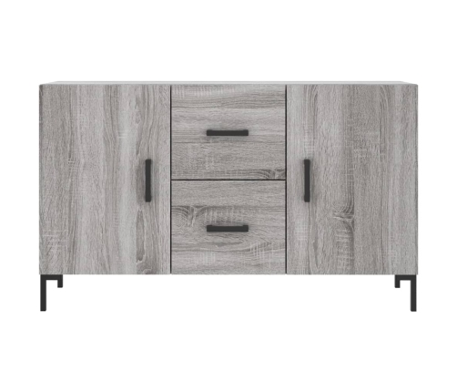 Aparador de madera de ingeniería gris Sonoma 100x36x60 cm