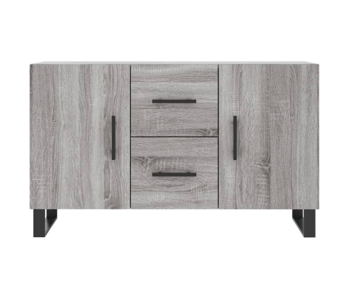 Aparador de madera de ingeniería gris Sonoma 100x36x60 cm