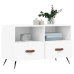 Mueble para TV madera contrachapada blanco 80x36x50 cm