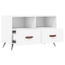 Mueble para TV madera contrachapada blanco 80x36x50 cm