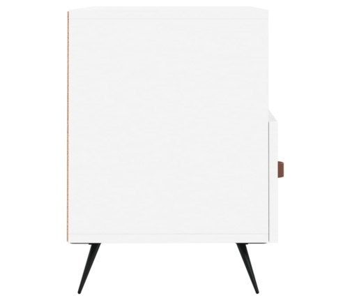 Mueble para TV madera contrachapada blanco 80x36x50 cm