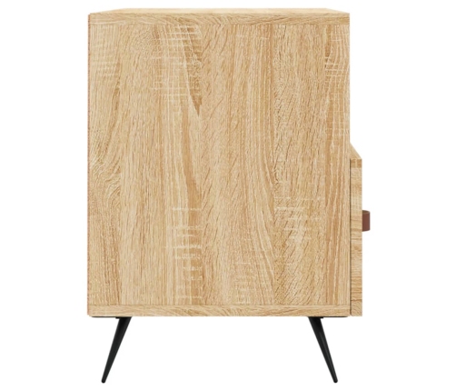 Mueble para TV madera contrachapada roble ahumado 80x36x50 cm