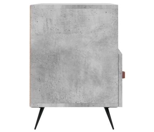 vidaXL Mueble para TV madera contrachapada gris hormigón 80x36x50 cm