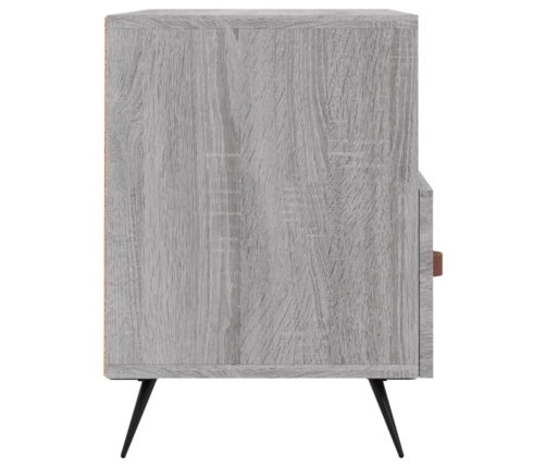 vidaXL Mueble de TV madera de ingeniería gris Sonoma 80x36x50 cm