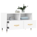 Mueble para TV madera contrachapada blanco 80x36x50 cm