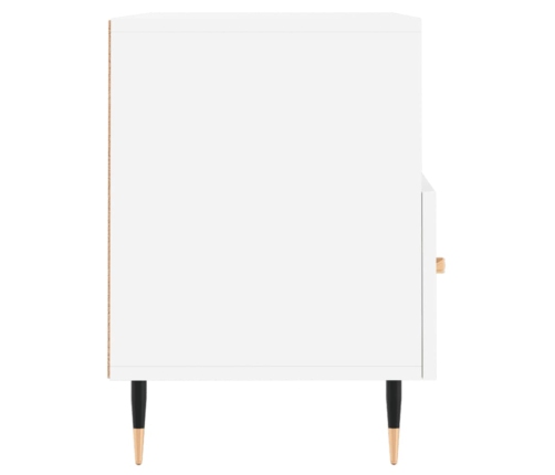 Mueble para TV madera contrachapada blanco 80x36x50 cm