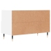 Mueble para TV madera contrachapada blanco 80x36x50 cm