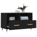 Mueble para TV madera contrachapada negro 80x36x50 cm