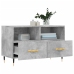 Mueble para TV madera contrachapada gris hormigón 80x36x50 cm