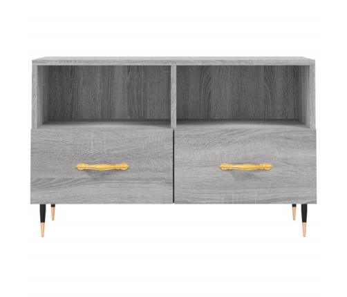 Mueble de TV madera de ingeniería gris Sonoma 80x36x50 cm