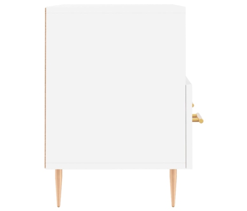 Mueble para TV madera contrachapada blanco 80x36x50 cm