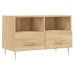 Mueble para TV madera contrachapada roble ahumado 80x36x50 cm