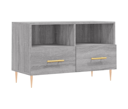 Mueble de TV madera de ingeniería gris Sonoma 80x36x50 cm